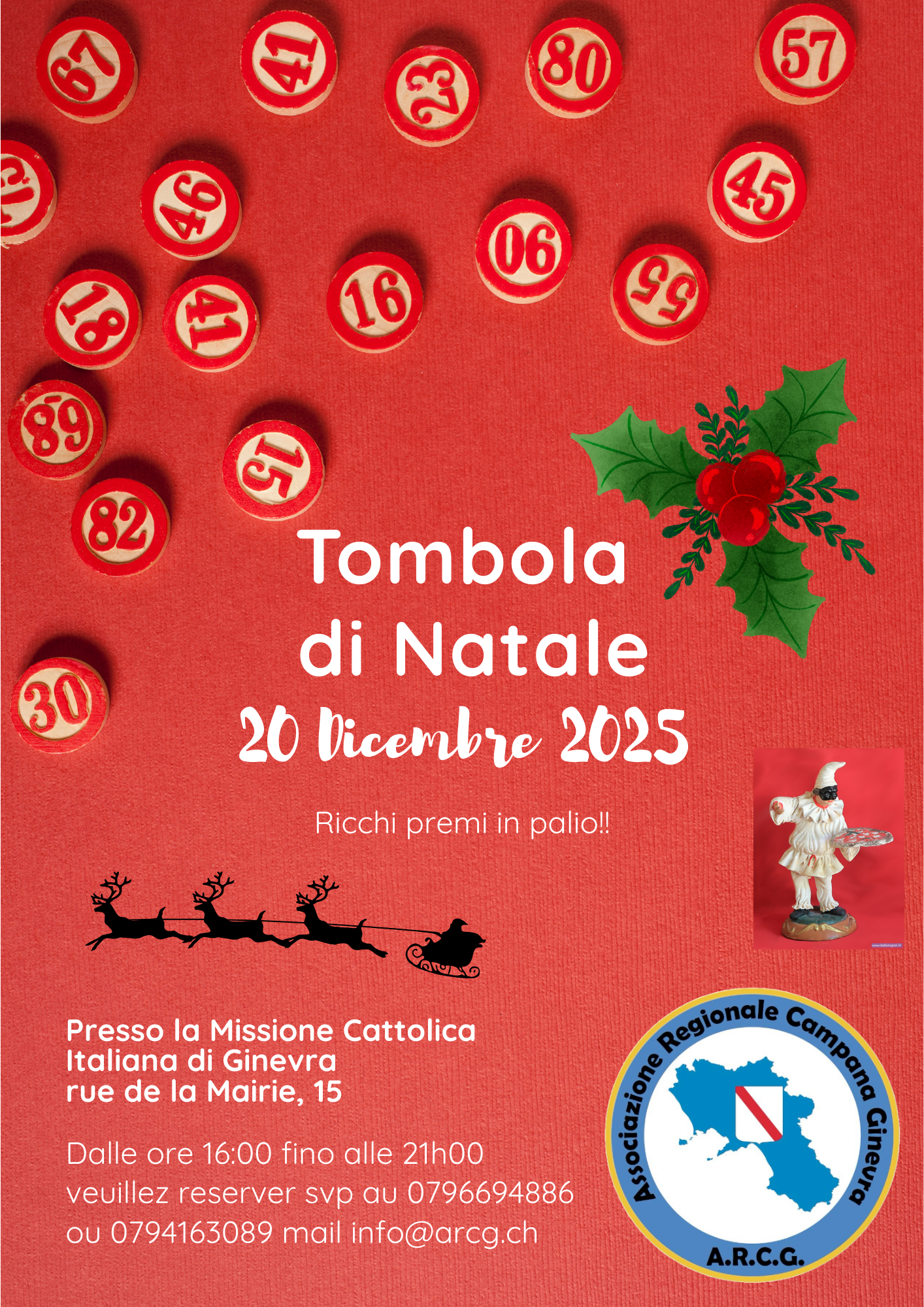 1ª Edizione della “Tombola di Natale"